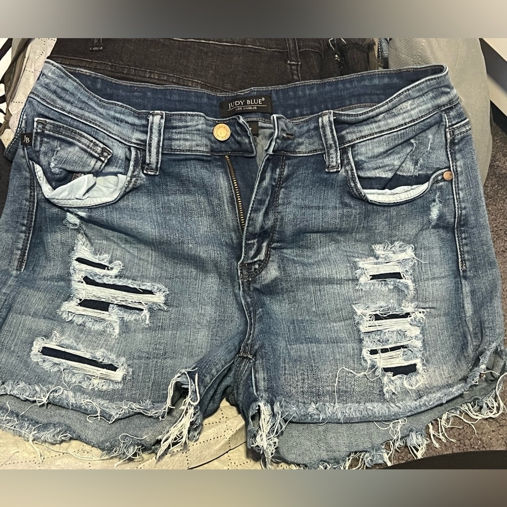 Judy blue distressed shorts
